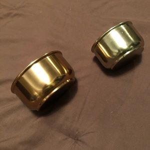 Gold & Silver Nesting Decorative Canisters